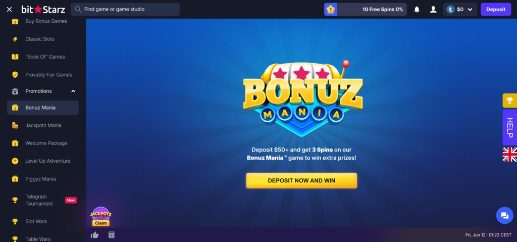 Bitstarz Bonuz Mania