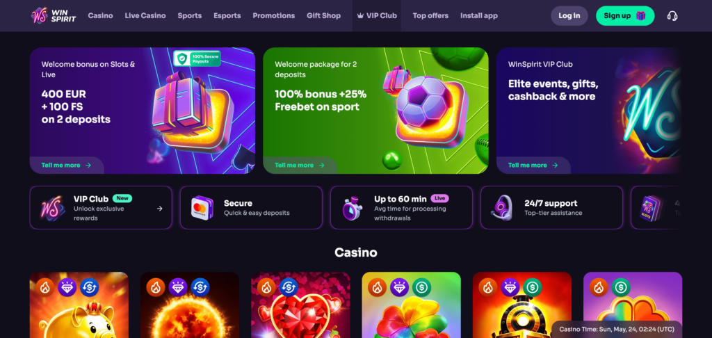 WinSpirit  home page