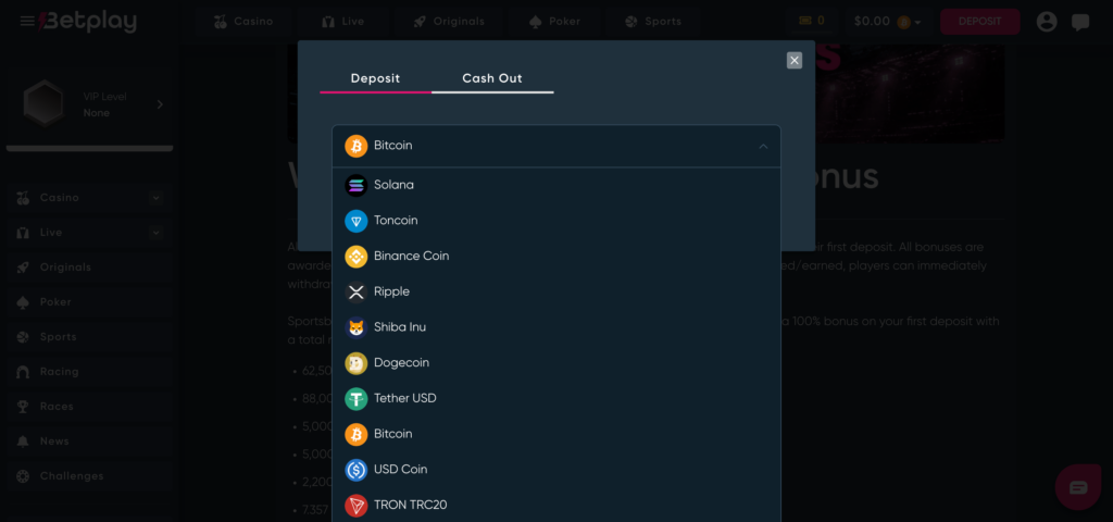 Betplay deposit methods