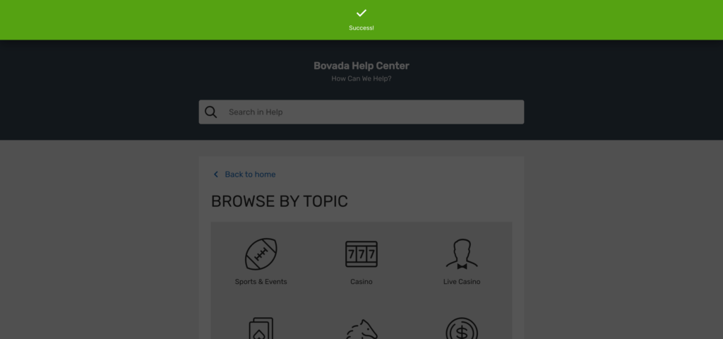 Bovada contact us