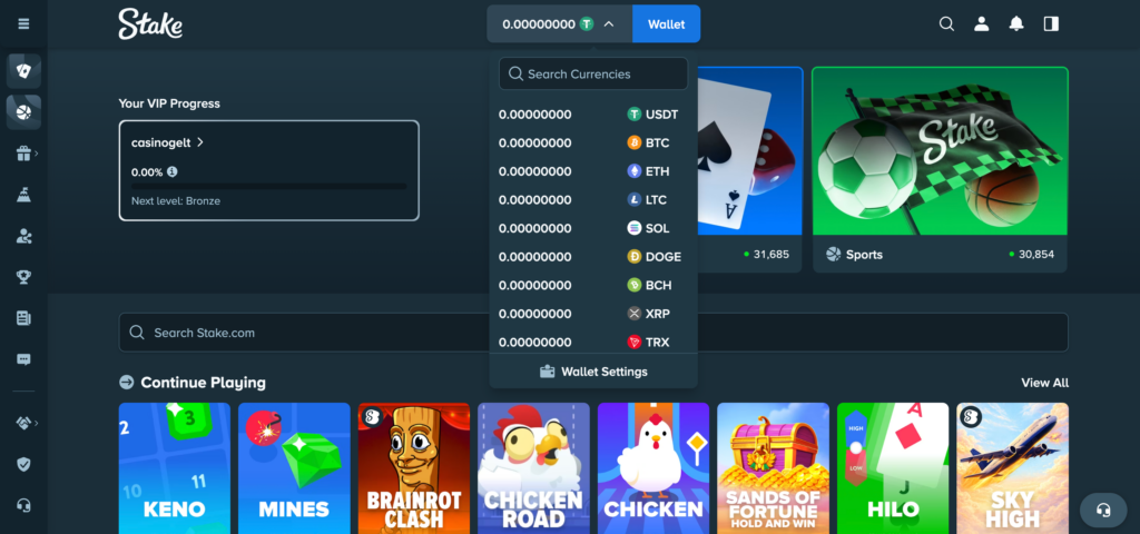 Stake wallet 