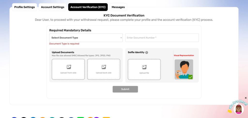 Dream Royale KYC