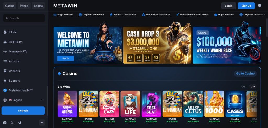 MetaWin home page