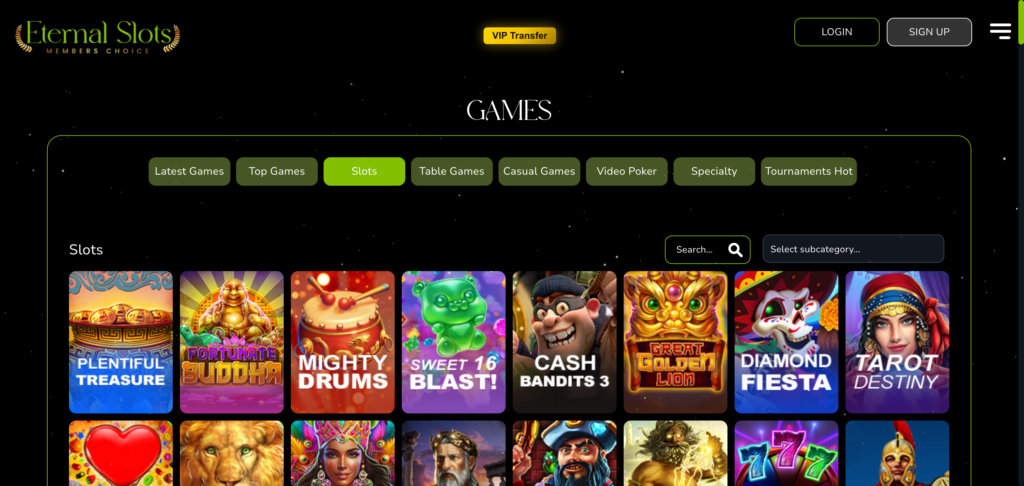 Eternal slots games