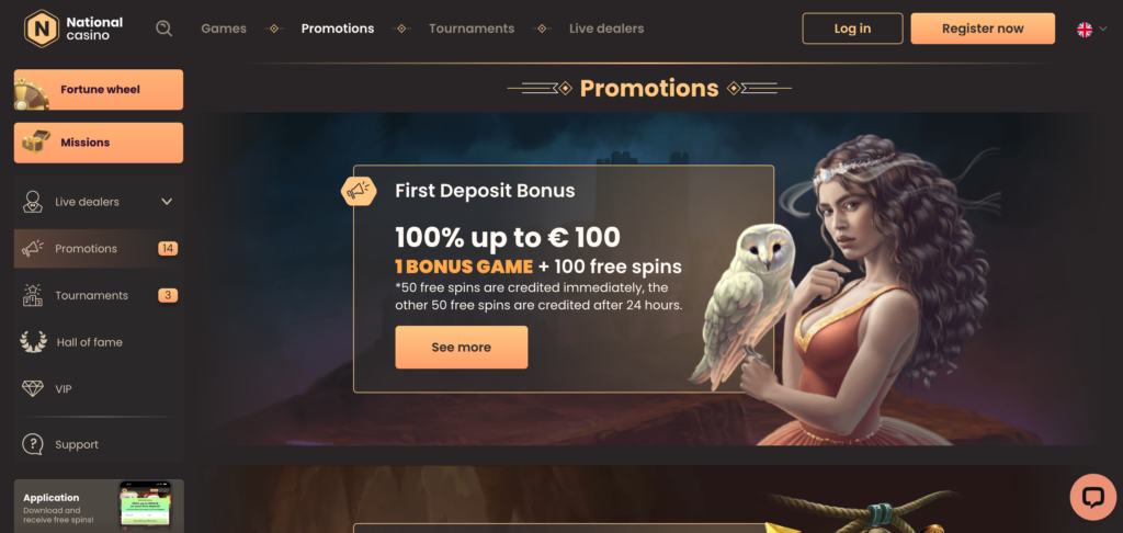 National casino promotion seen when testing