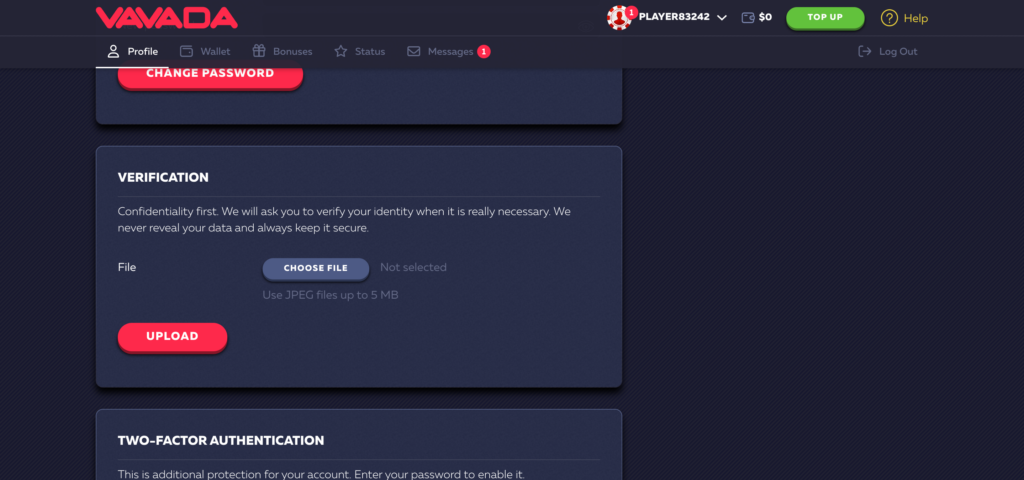 VAVADA KYC