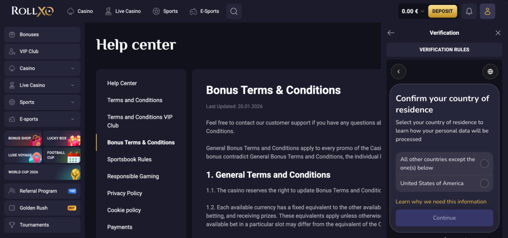 RollXO KYC Sumsub