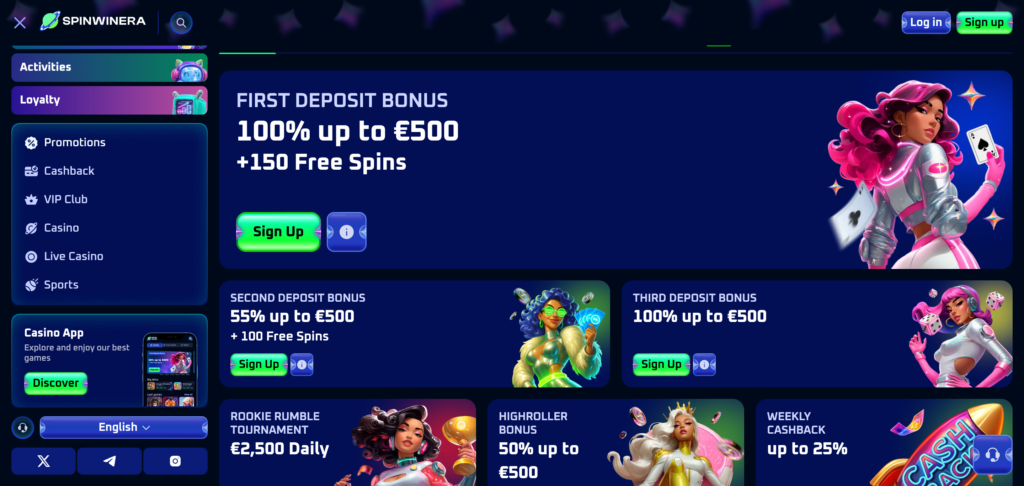 Spinwinera promotions