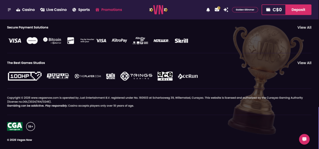 Vegas Now footer